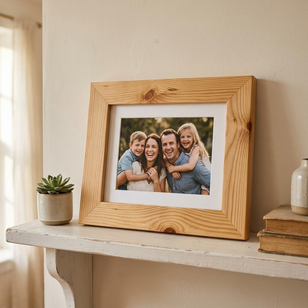 Готовая деревянная фоторамка Framora